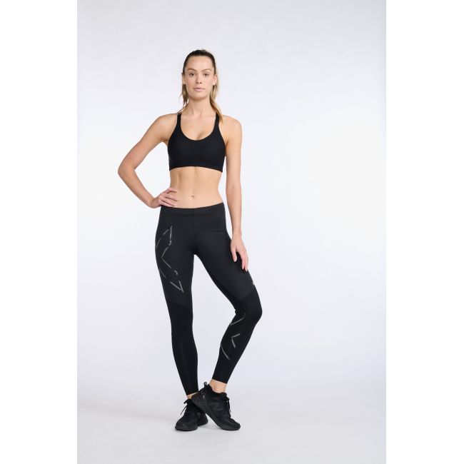 2XU - colanti compresie femei pentru iarna Wind Defence - negru