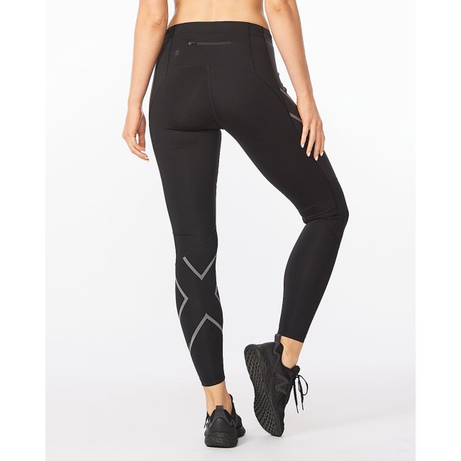 2XU - colanti compresie femei pentru iarna Wind Defence - negru