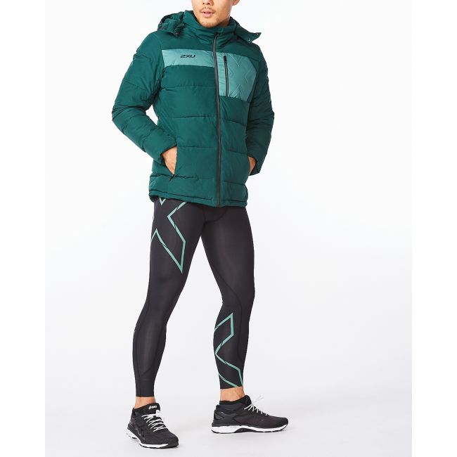 2XU - jacheta iarna cu puf - Utility Insulation Jacket - verde