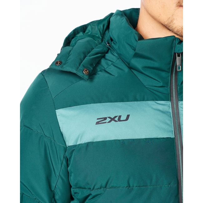 2XU - jacheta iarna cu puf - Utility Insulation Jacket - verde