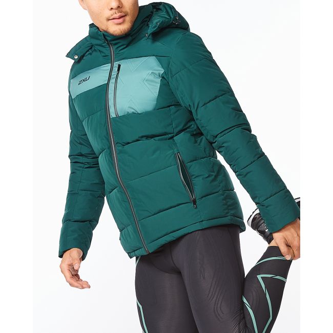 2XU - jacheta iarna cu puf - Utility Insulation Jacket - verde