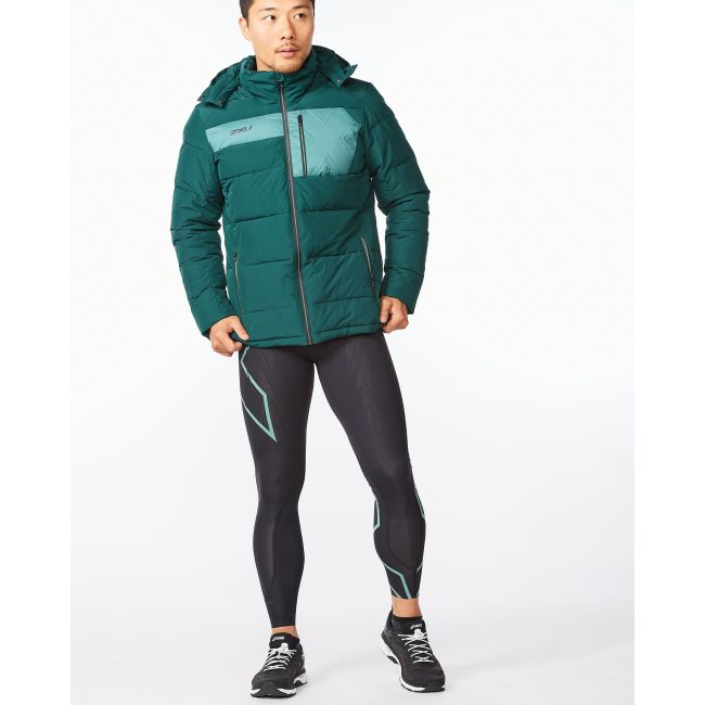 2XU - jacheta iarna cu puf - Utility Insulation Jacket - verde