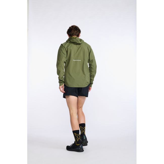 2XU - jacheta impermeabila cu elemente reflectorizante - Light Speed Waterproof Jacket - verde