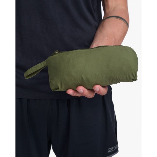 2XU - jacheta impermeabila cu elemente reflectorizante - Light Speed Waterproof Jacket - verde