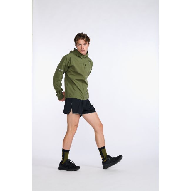 2XU - jacheta impermeabila cu elemente reflectorizante - Light Speed Waterproof Jacket - verde