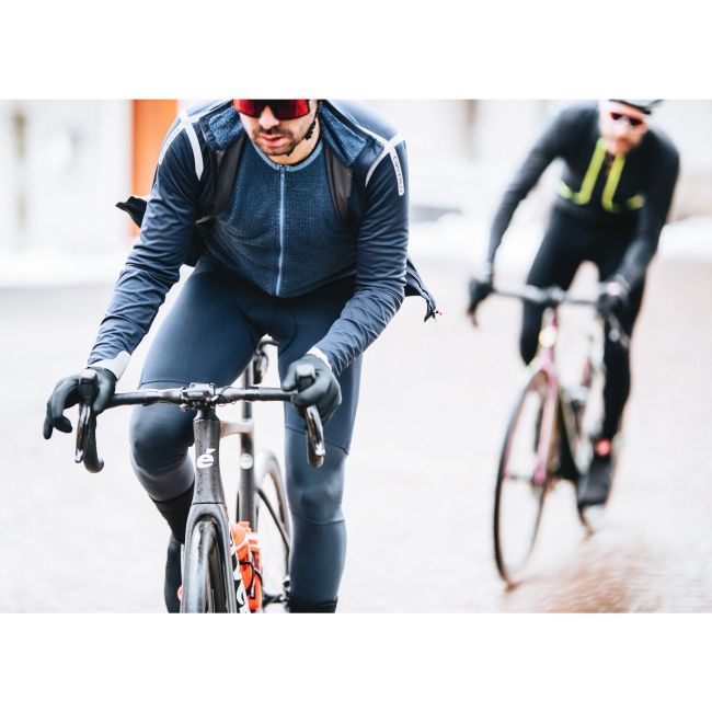 Castelli - Jacheta ciclism vreme rece sau iarna, Alpha Ultimate Insulated jacket - albastru navy gri