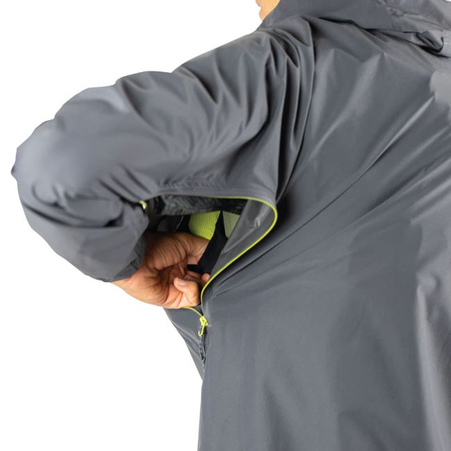 Instinct - Jacheta impermeabila unisex Ultra Rain Shell - gri antracit