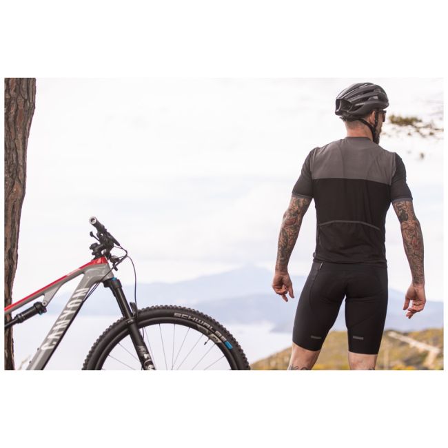 Northwave - Tricou ciclism maneca scurta pentru barbati Storm Air jersey - negru gri inchis
