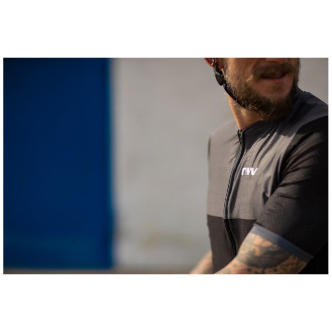 Northwave - Tricou ciclism maneca scurta pentru barbati Storm Air jersey - negru gri inchis