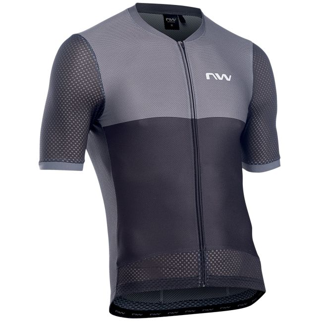 Northwave - Tricou ciclism maneca scurta pentru barbati Storm Air jersey - negru gri inchis