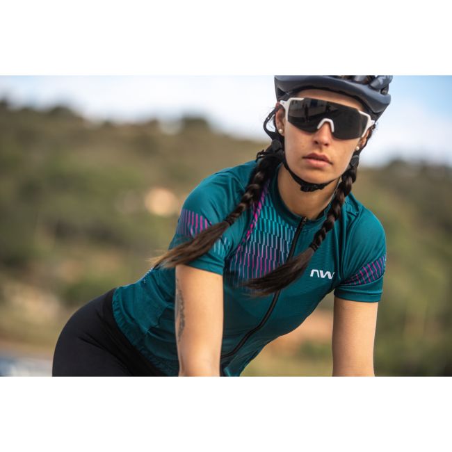 Northwave - tricou ciclism maneca scurta pentru femei Origin wmn jersey - mov albastru pastel irizat