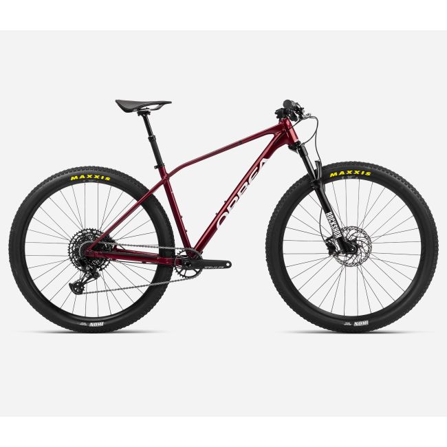 Orbea ALMA H10-EAGLE Metallic Dark Red - Chic White - măsura S - bicicletă MTB XC hardtail