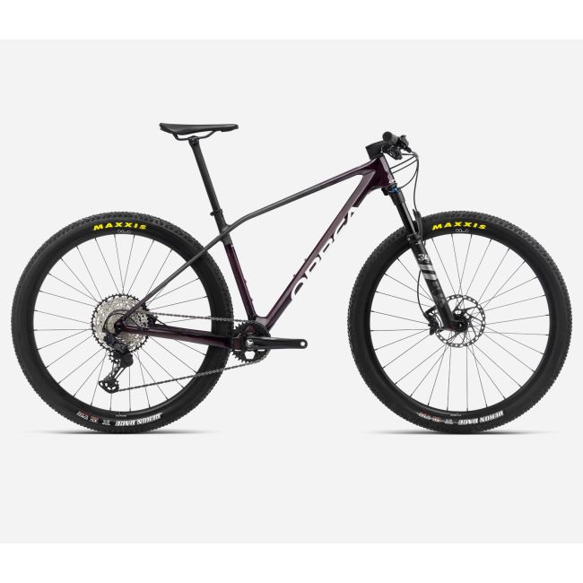 Orbea ALMA M10 Wine Red Carbon View - Carbon Raw - măsura S - bicicletă MTB XC hardtail