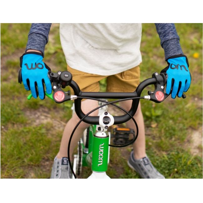 Woom - manusi ciclism copii tens bike gloves - mov negru gri