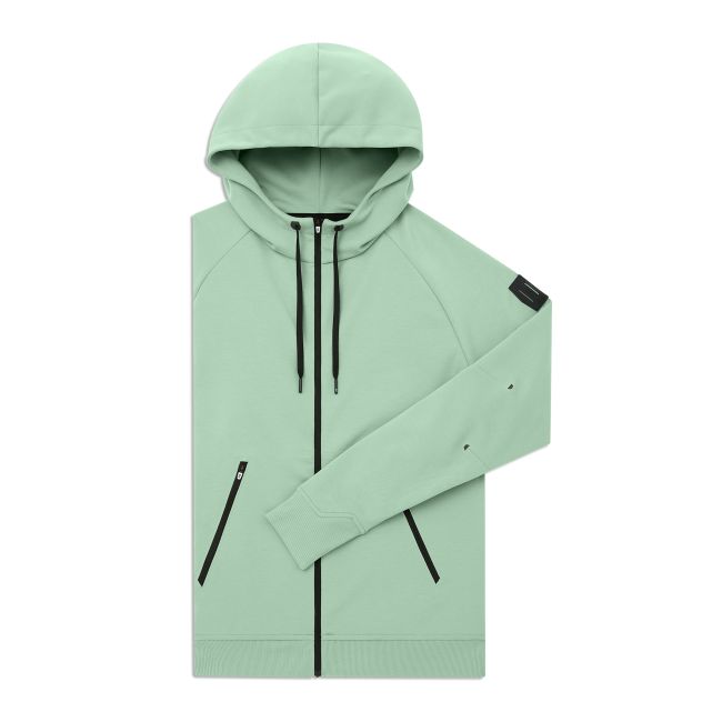 On Cloud - hanorac cu fermoar pentru barbati Zipped Hoodie - verde deschis mosc