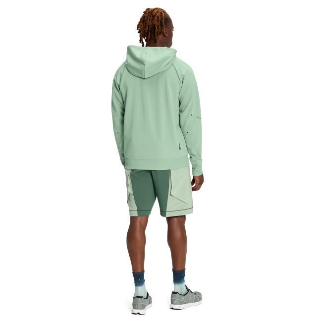 On Cloud - hanorac cu fermoar pentru barbati Zipped Hoodie - verde deschis mosc