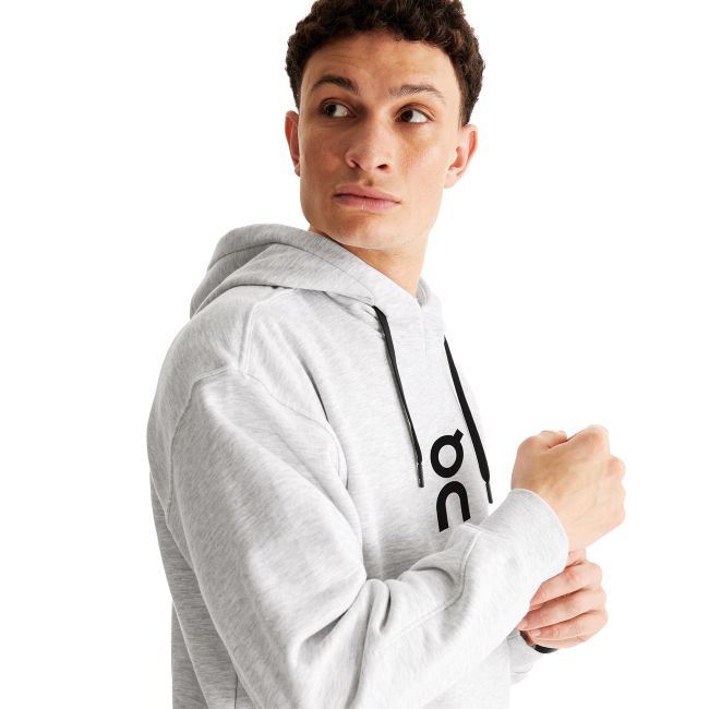On Cloud - hanorac sport pentru barbati On Club Hoodie - gri deschis crater