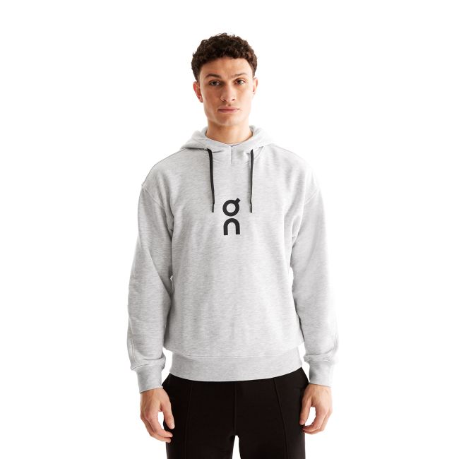 On Cloud - hanorac sport pentru barbati On Club Hoodie - gri deschis crater