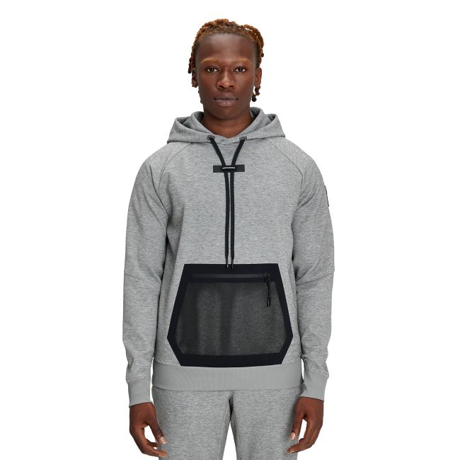On Cloud - hanorac sport pentru barbati On M Hoodie - gri deschis negru