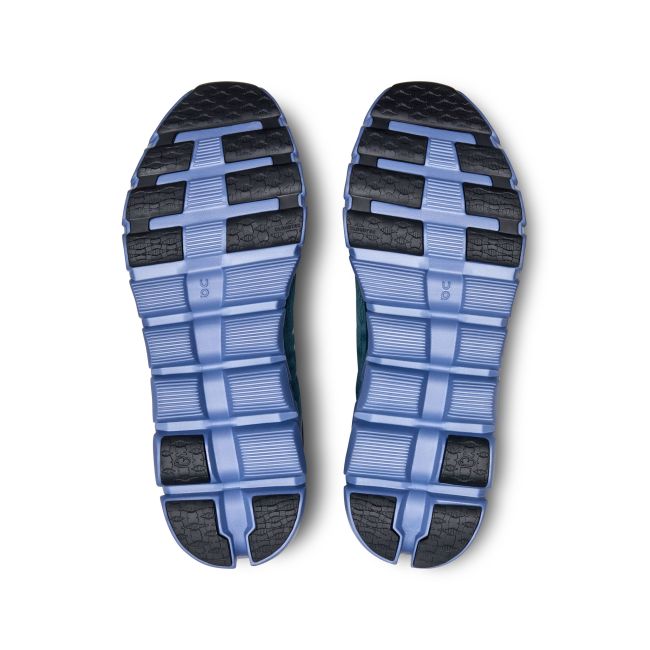 On CloudFlow 4 - pantofi sport pentru barbati - negru albastru furtuna albastru deschis