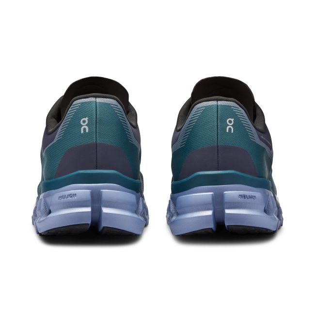On CloudFlow 4 - pantofi sport pentru barbati - negru albastru furtuna albastru deschis