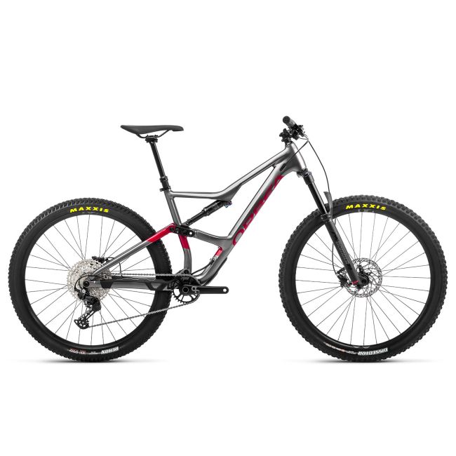 Orbea OCCAM H30 Glitter Anthracite-Metallic Red - măsura S - bicicletă MTB Trail full suspension