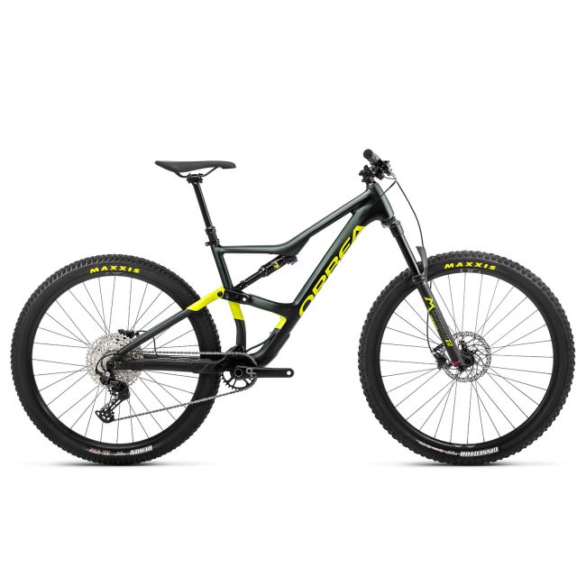 Orbea OCCAM H30 Metallic Dark Green-Lime Green - măsura S - bicicletă MTB Trail full suspension