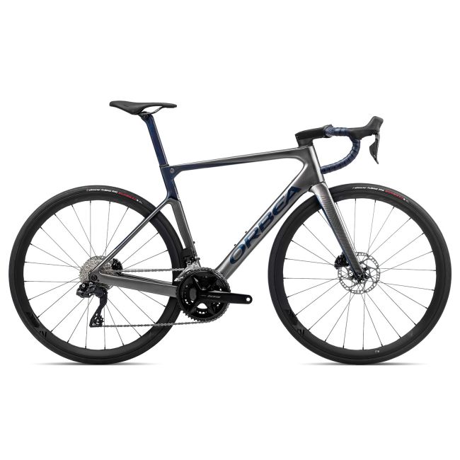 Orbea ORCA M30iLTD PWR Glitter Anthracite - Blue Carbon View - măsura 51 - bicicletă șosea racing