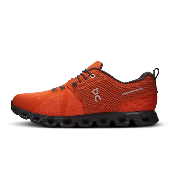 On Cloud 5 Waterproof - pantofi alergare pentru barbati - portocaliu flacara negru eclipsa