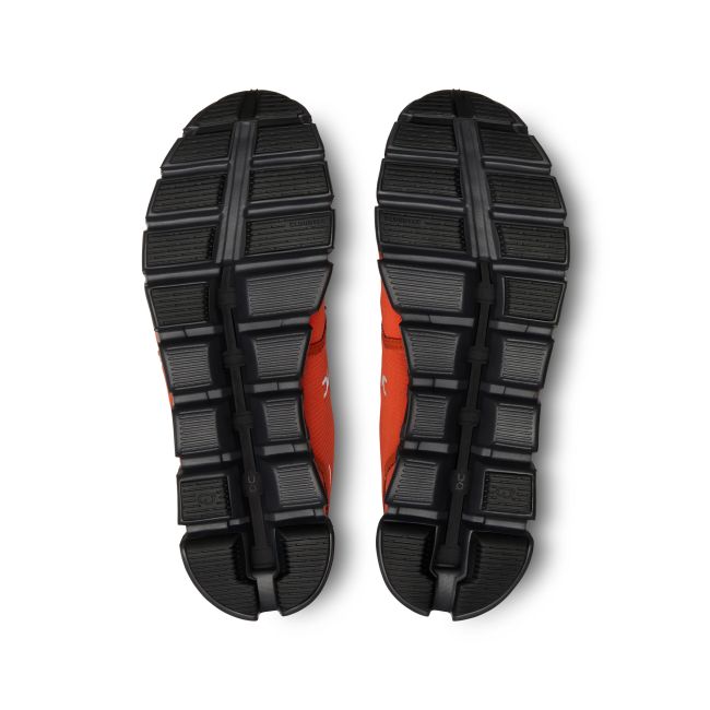 On Cloud 5 Waterproof - pantofi alergare pentru barbati - portocaliu flacara negru eclipsa