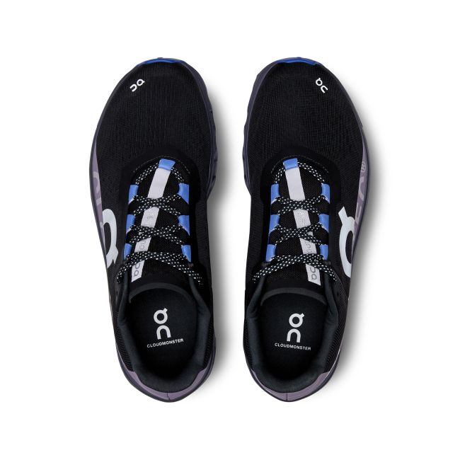 On Cloudmonster - pantofi alergare pentru barbati - albastru inchis negru magnet albastru deschis rechin