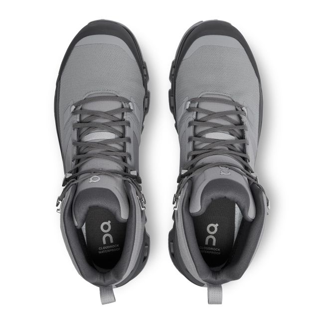 On Cloudrock 2 Waterproof - ghete sport pentru barbati - gri deschis aliaj gri inchis eclipsa