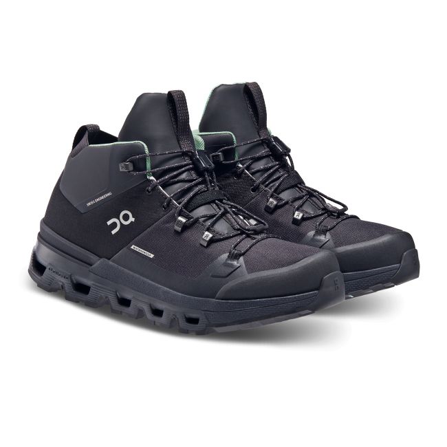 On Cloudtrax Waterproof - ghete sport pentru femei - negru
