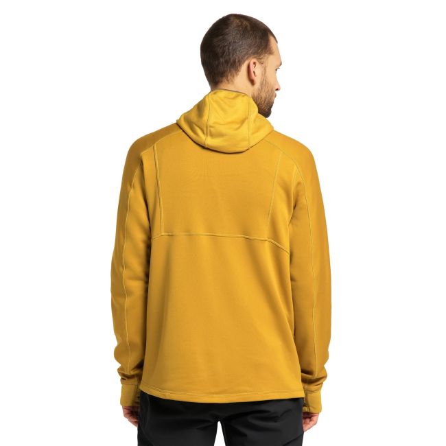 Haglofs - Jacheta fleece barbati Betula Hood - galben frunze de toamna