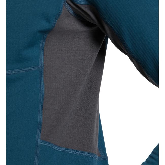 Haglofs - Jacheta fleece barbati L.I.M Mid Comp Hood - albastru inchis ocean gri magnetita
