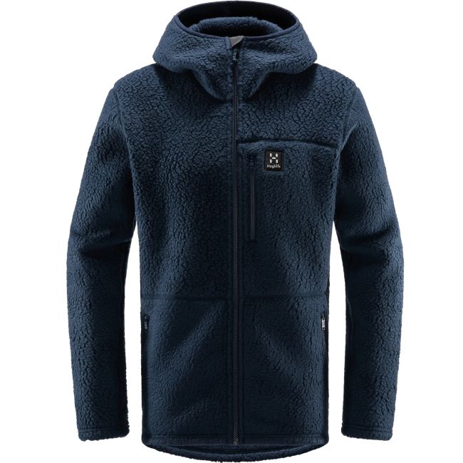 Haglofs - Jacheta groasa fleece barbati Pile Hood - albastru inchis
