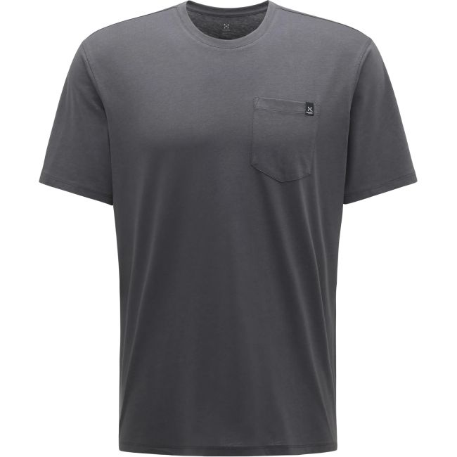 Haglofs - Tricou casual bumbac barbati Mirth Tee - gri inchis magnetita