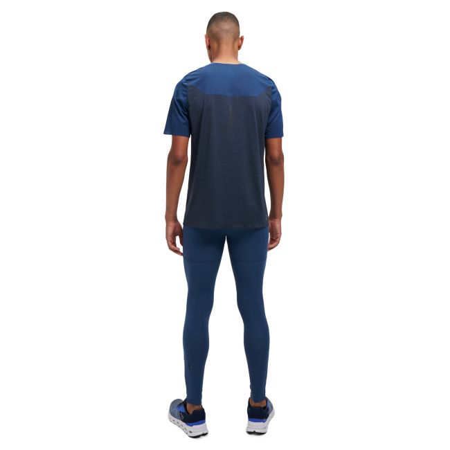 On Cloud - tricou maneca scurta pentru barbati Performance-T shirt - albastru denim