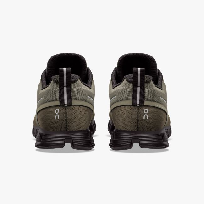 On Cloud 5 Waterproof - pantofi alergare pentru barbati - verde maro maslina