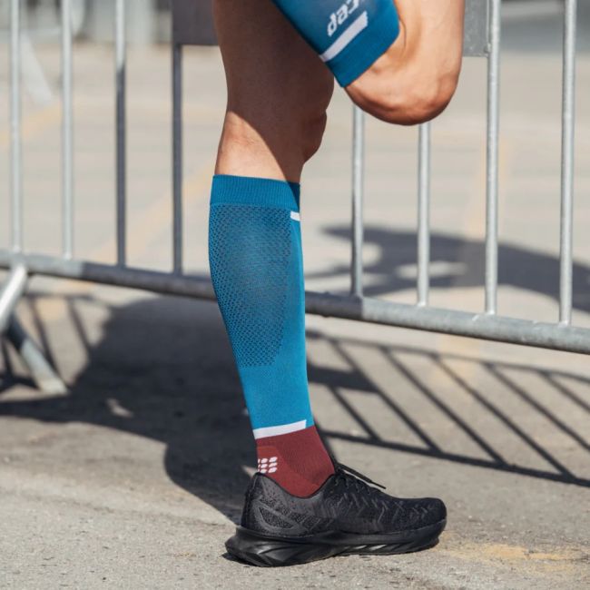 CEP - Sosete de compresie gamba barbati The Run Compression Socks Tall - negru