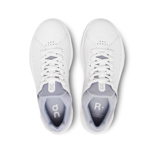 On Cloud THE ROGER Advantage - pantofi alergare pentru femei - alb albastru deschis furtuna