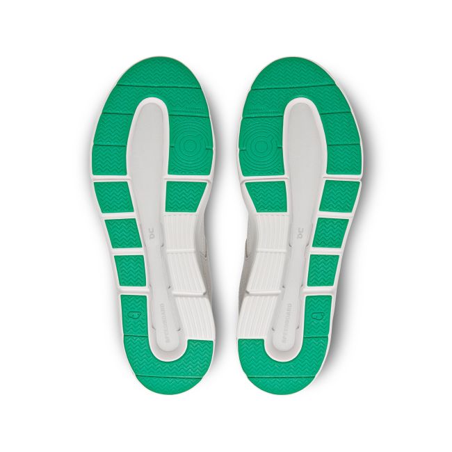 On Cloud THE ROGER Clubhouse - pantofi alergare pentru barbati - alb verde menta