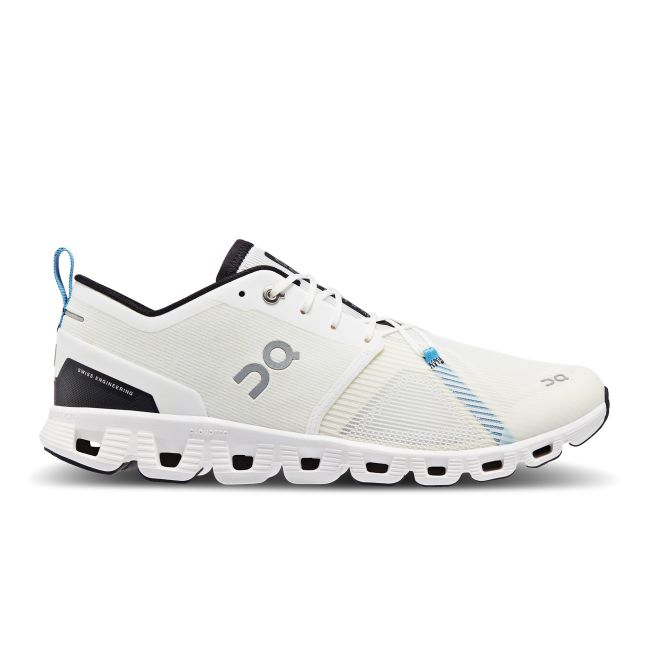 On Cloud X 3 Shift - pantofi alergare pentru barbati - alb nevopsit negru