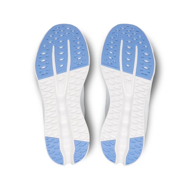 On Cloudsurfer - pantofi alergare pentru femei - albastru deschis gri deschis alb