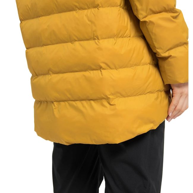 Haglofs - Jacheta iarna femei din puf Dala Mimic Parka - galben flori de toamna