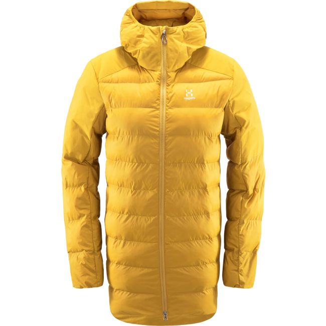 Haglofs - Jacheta iarna femei din puf Dala Mimic Parka - galben flori de toamna