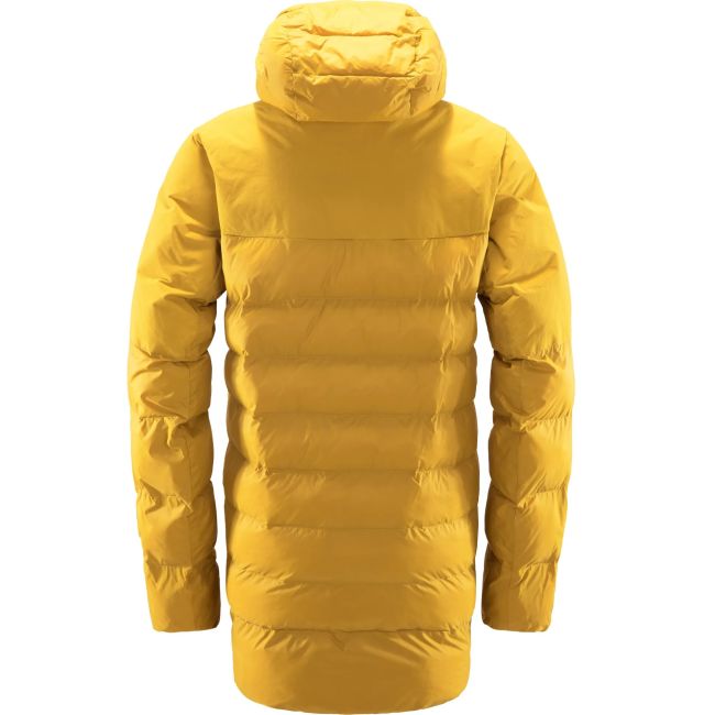 Haglofs - Jacheta iarna femei din puf Dala Mimic Parka - galben flori de toamna