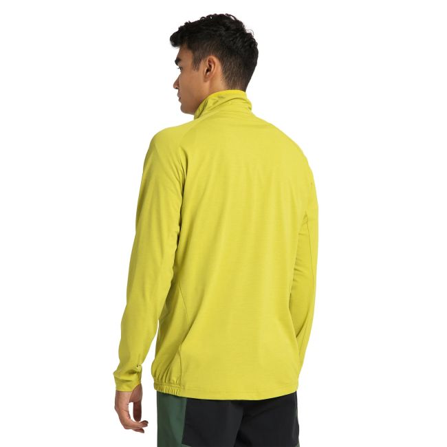 Haglofs - Jacheta subtire barbati Mirre Mid jacket - galben fluo aurora negru