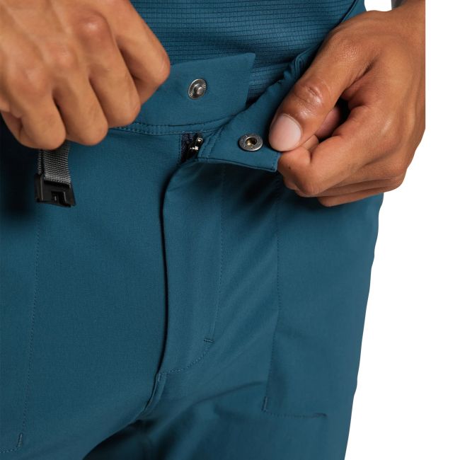 Haglofs - Pantaloni drumetie barbati Lizard pants - albastru inchis montan verde negru