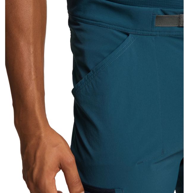 Haglofs - Pantaloni drumetie barbati Lizard pants - albastru inchis montan verde negru